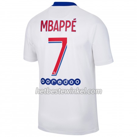 Paris Saint Germain Kylian Mbappé 7 Voetbalshirts Uit 2020/21